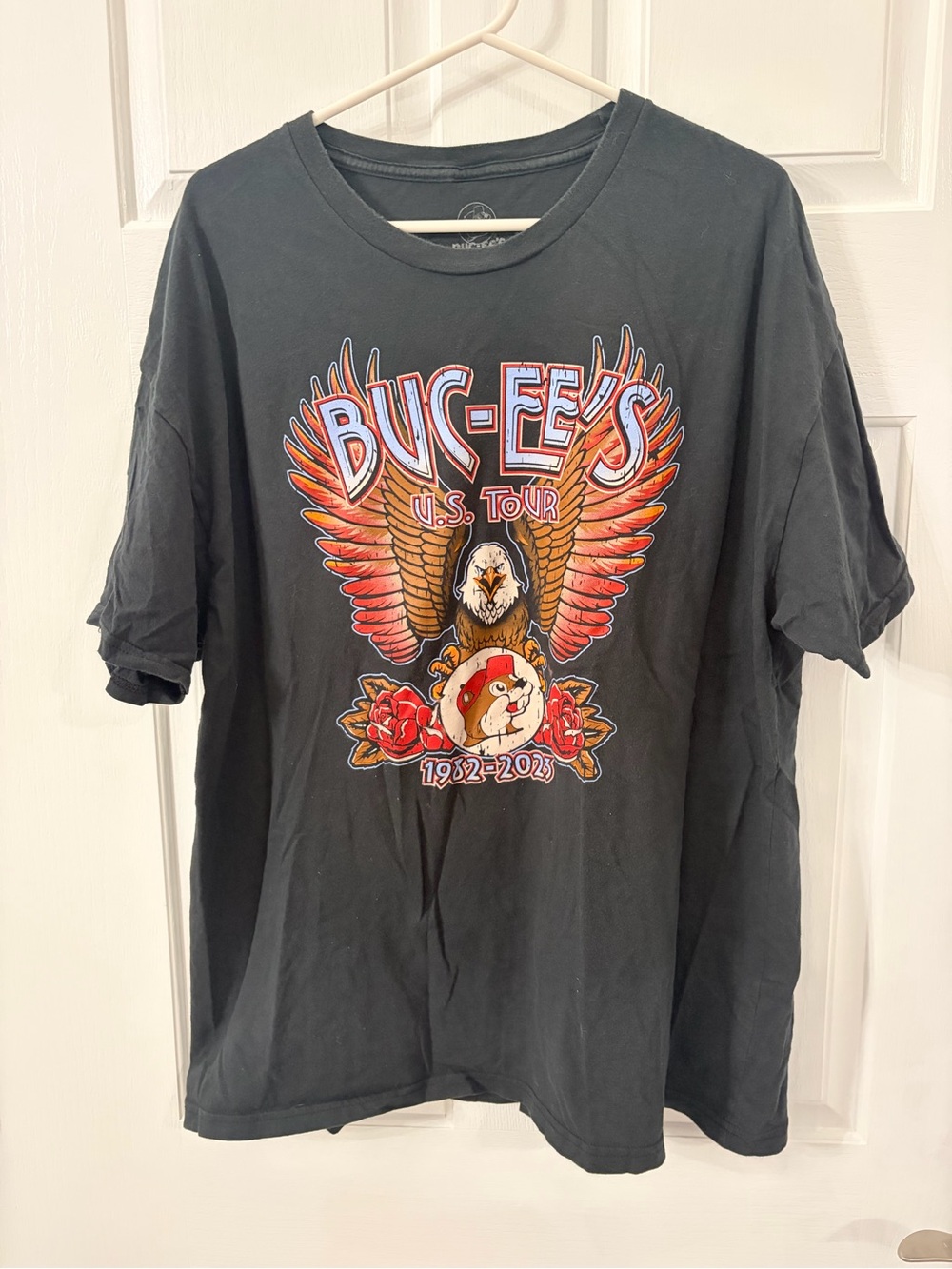 Buc-ee's Black Graphic Short Sleeve Tee - U.S. Tour